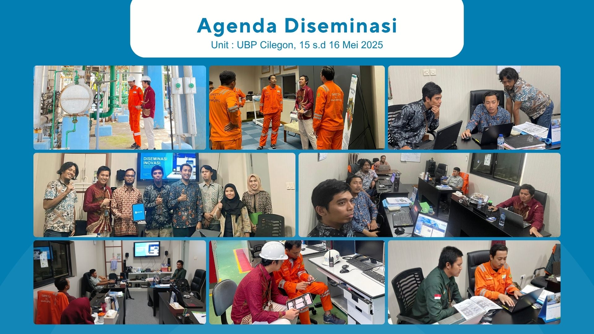 Diseminasi Inovasi Siwater di PLTGU Cilegon 1 x 740 MW