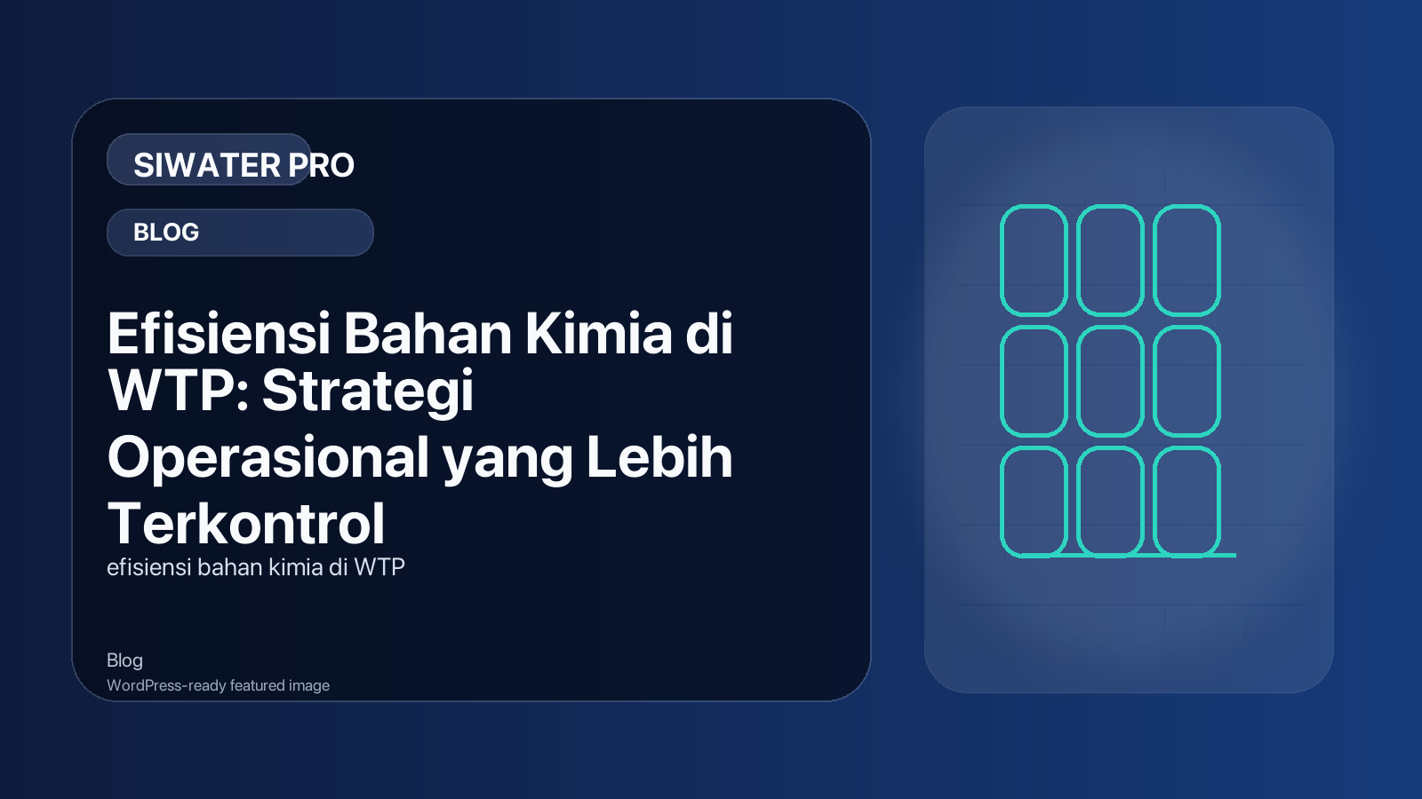 Efisiensi Bahan Kimia di WTP: Strategi Operasional yang Lebih Terkontrol